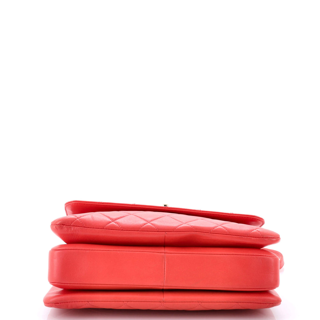 Trendy CC Top Handle Bag Quilted Lambskin Medium