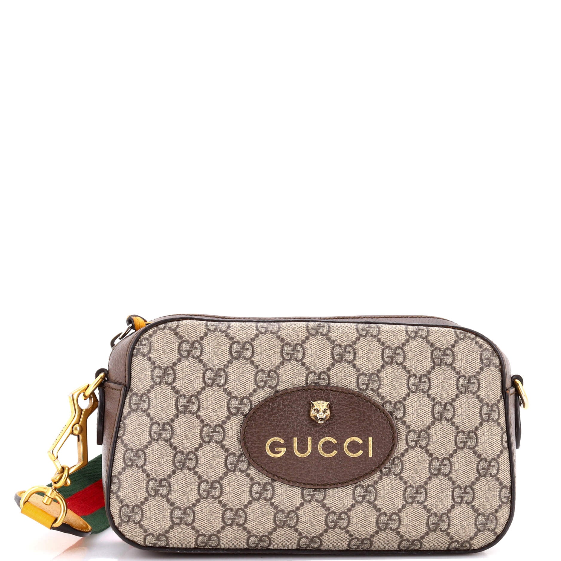 Neo Vintage Camera Messenger Bag GG Coated Canvas