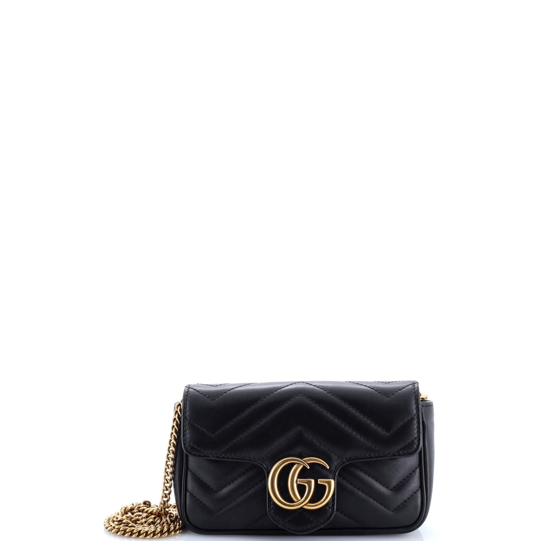 GG Marmont Flap Bag Matelasse Leather Super Mini