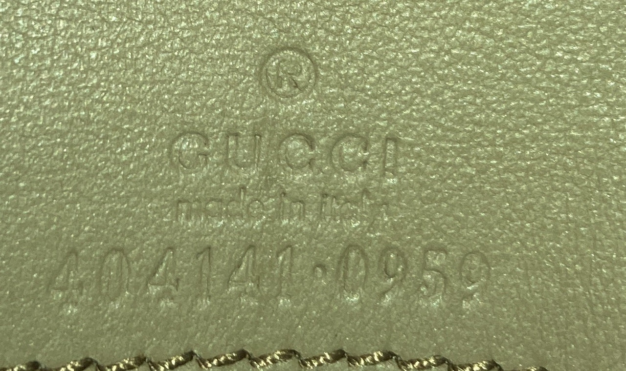 Dionysus Chain Wallet GG Coated Canvas Long