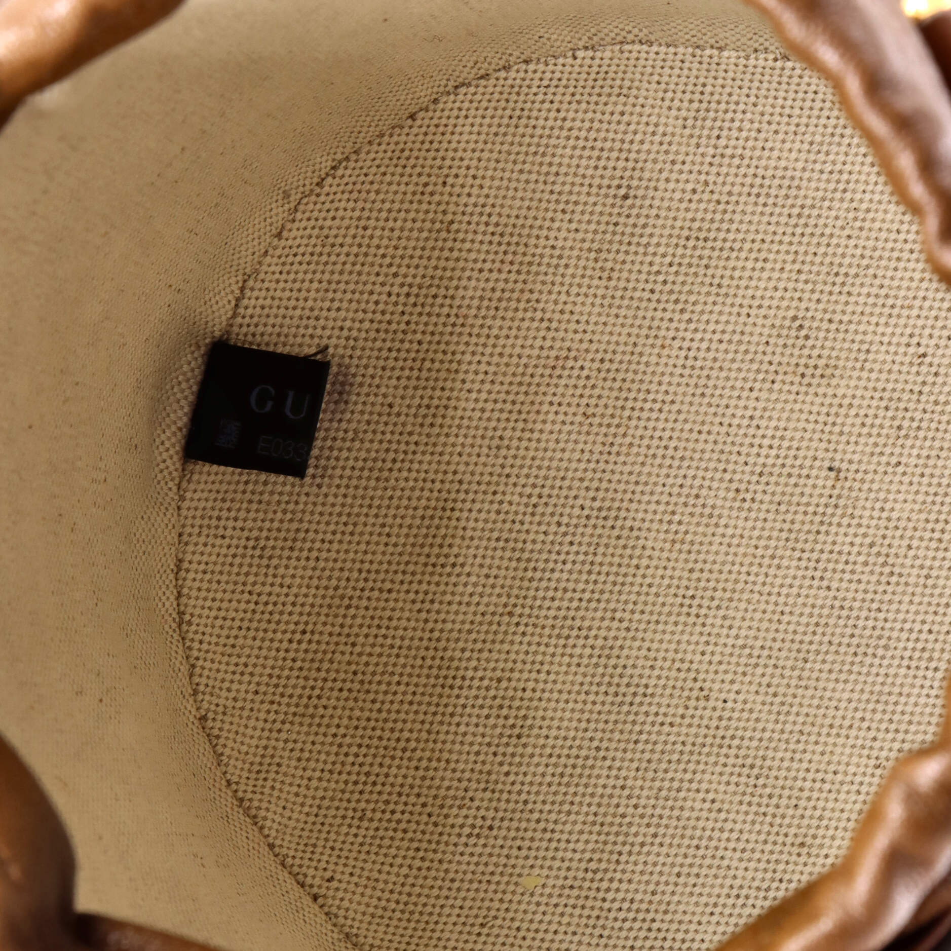 Horsebit 1955 Bucket Bag GG Coated Canvas with Leather Small