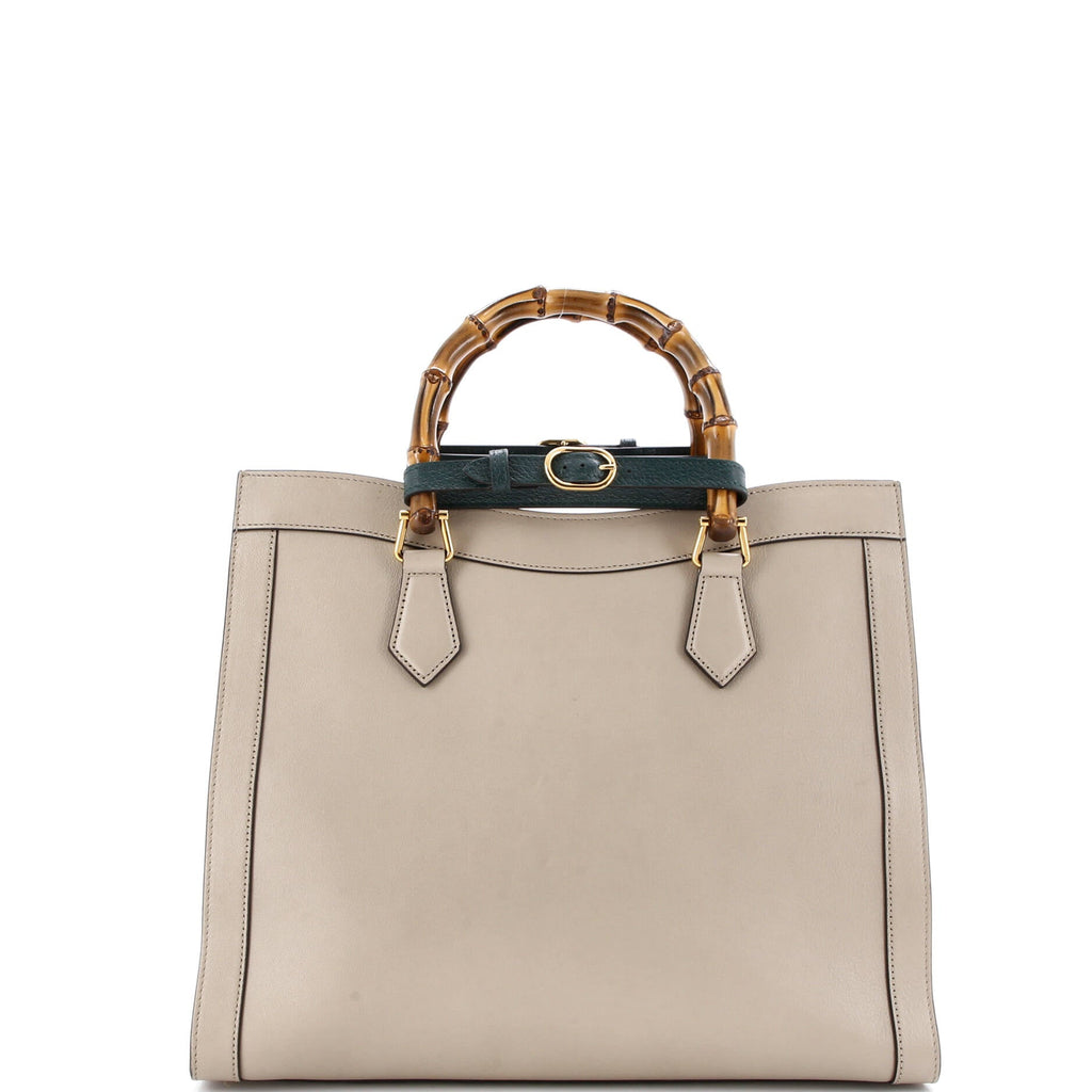 Diana NM Bamboo Handle Tote Leather Medium