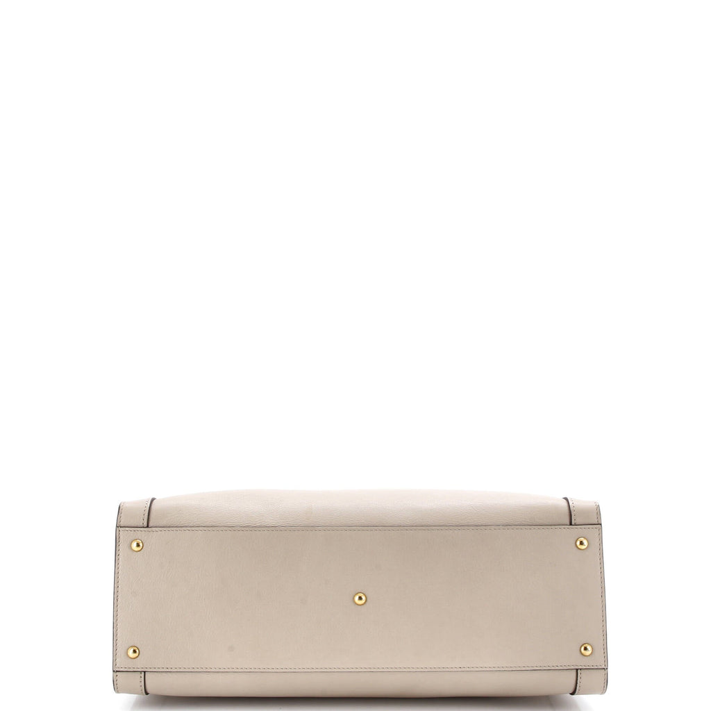 Diana NM Bamboo Handle Tote Leather Medium