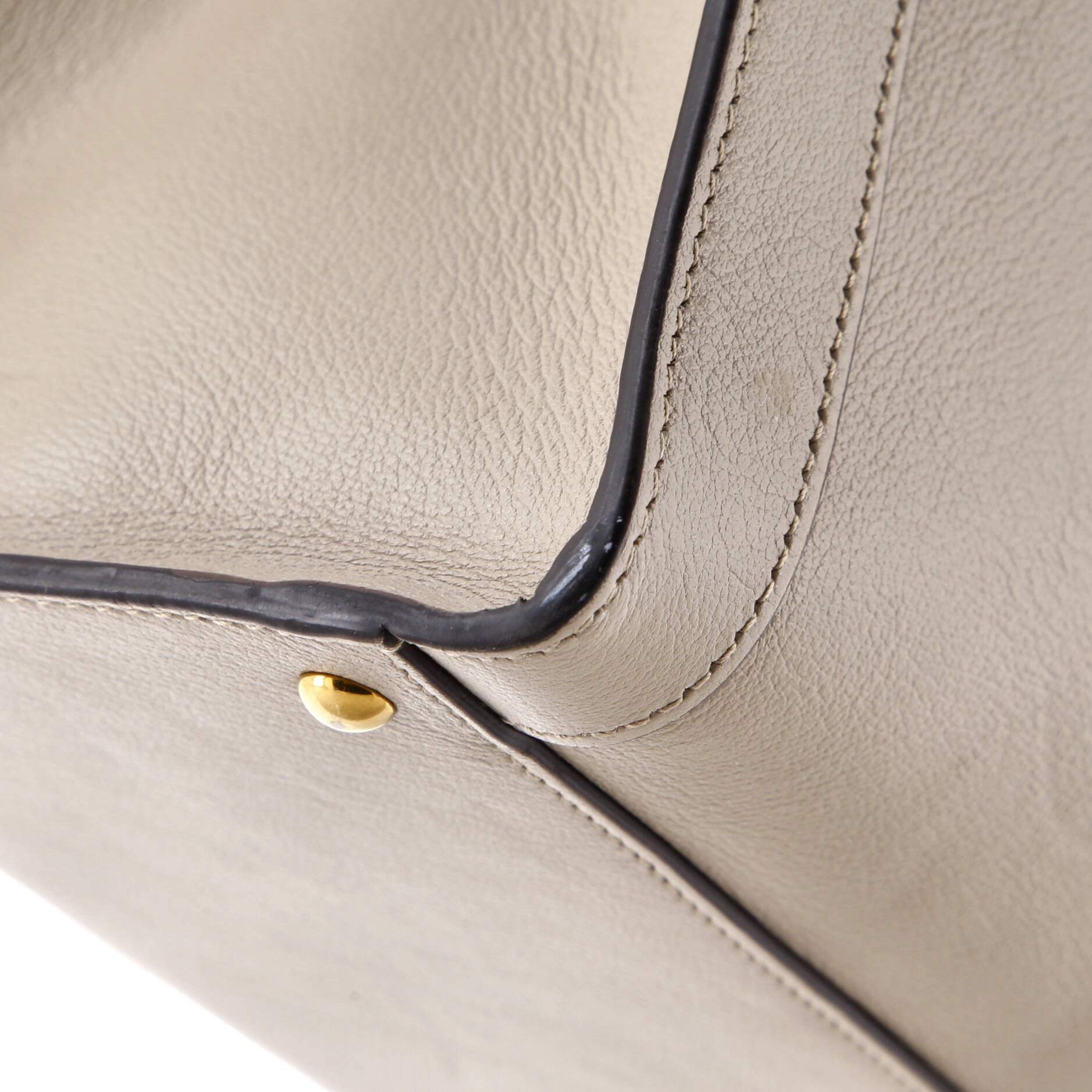 Diana NM Bamboo Handle Tote Leather Medium