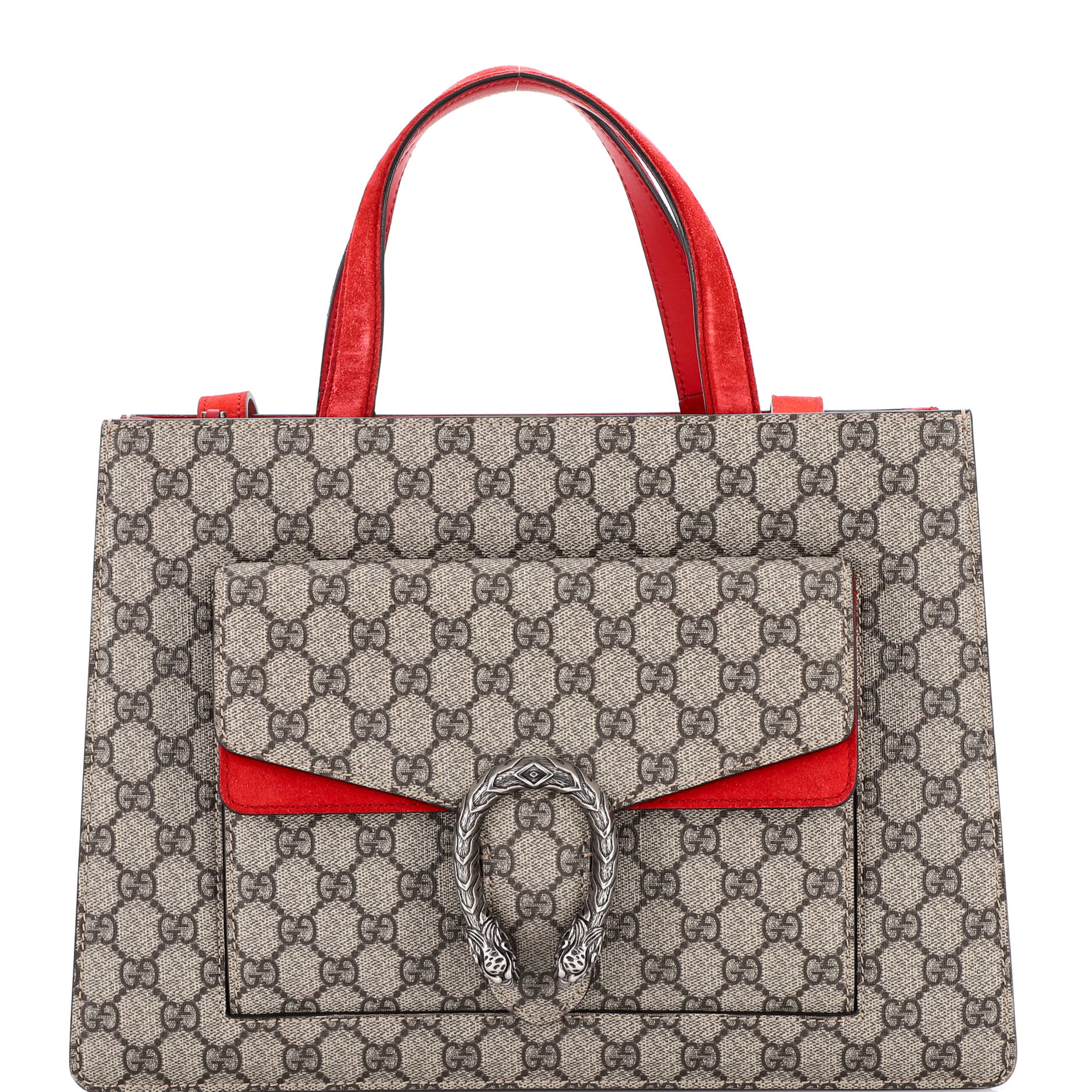 Dionysus Convertible Tote GG Coated Canvas Medium