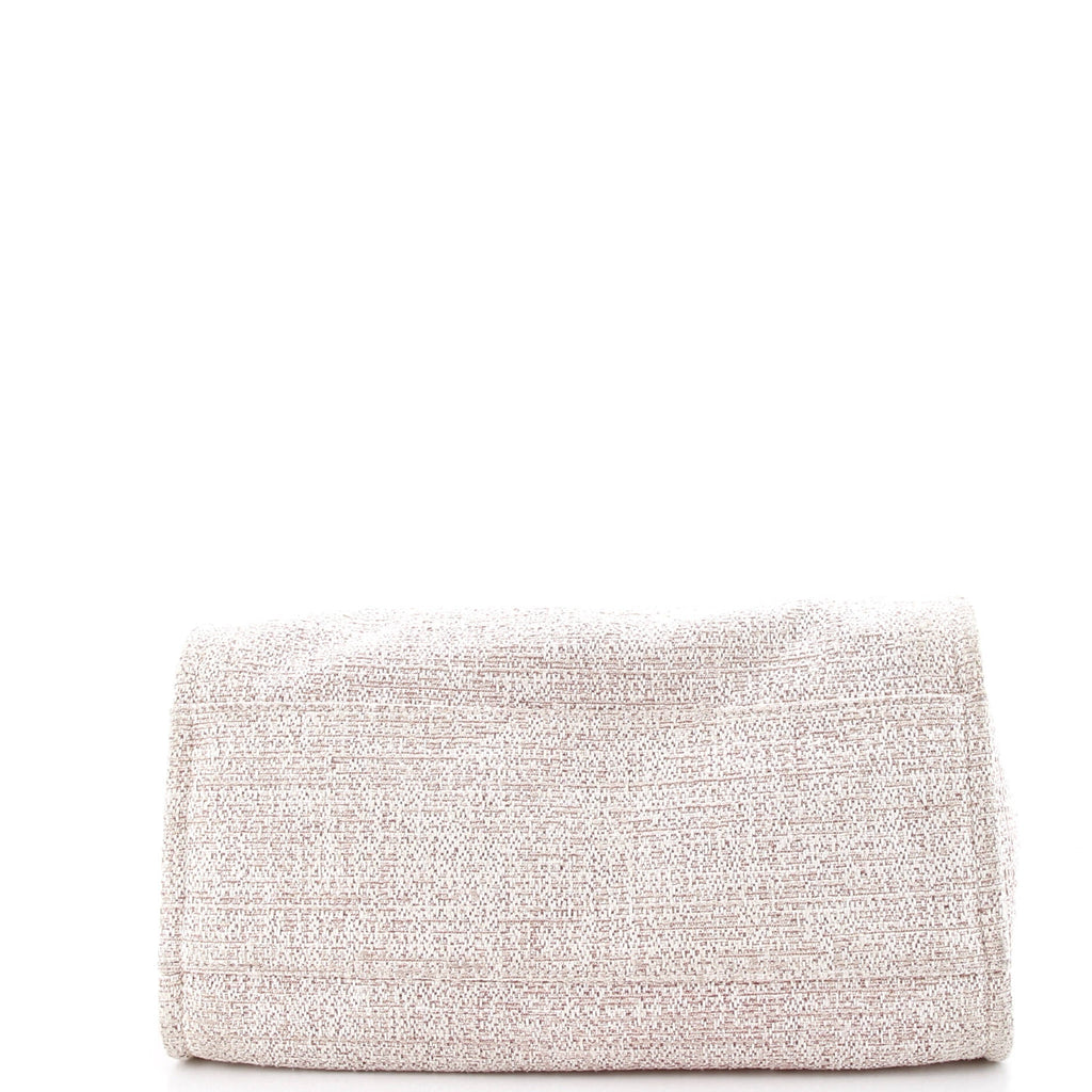 Deauville Tote Raffia with Glitter Detail Medium