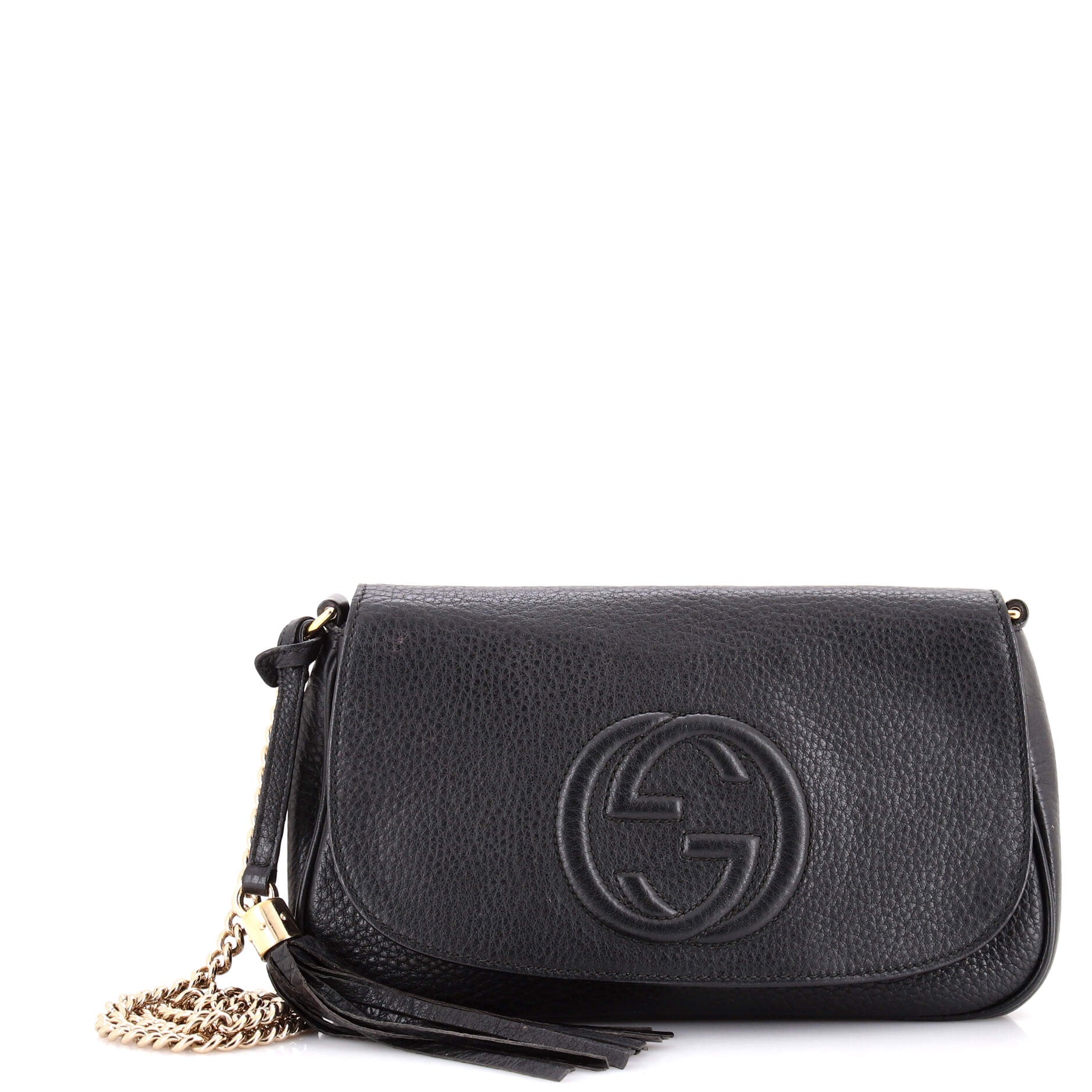 Soho Chain Crossbody Bag Leather Medium