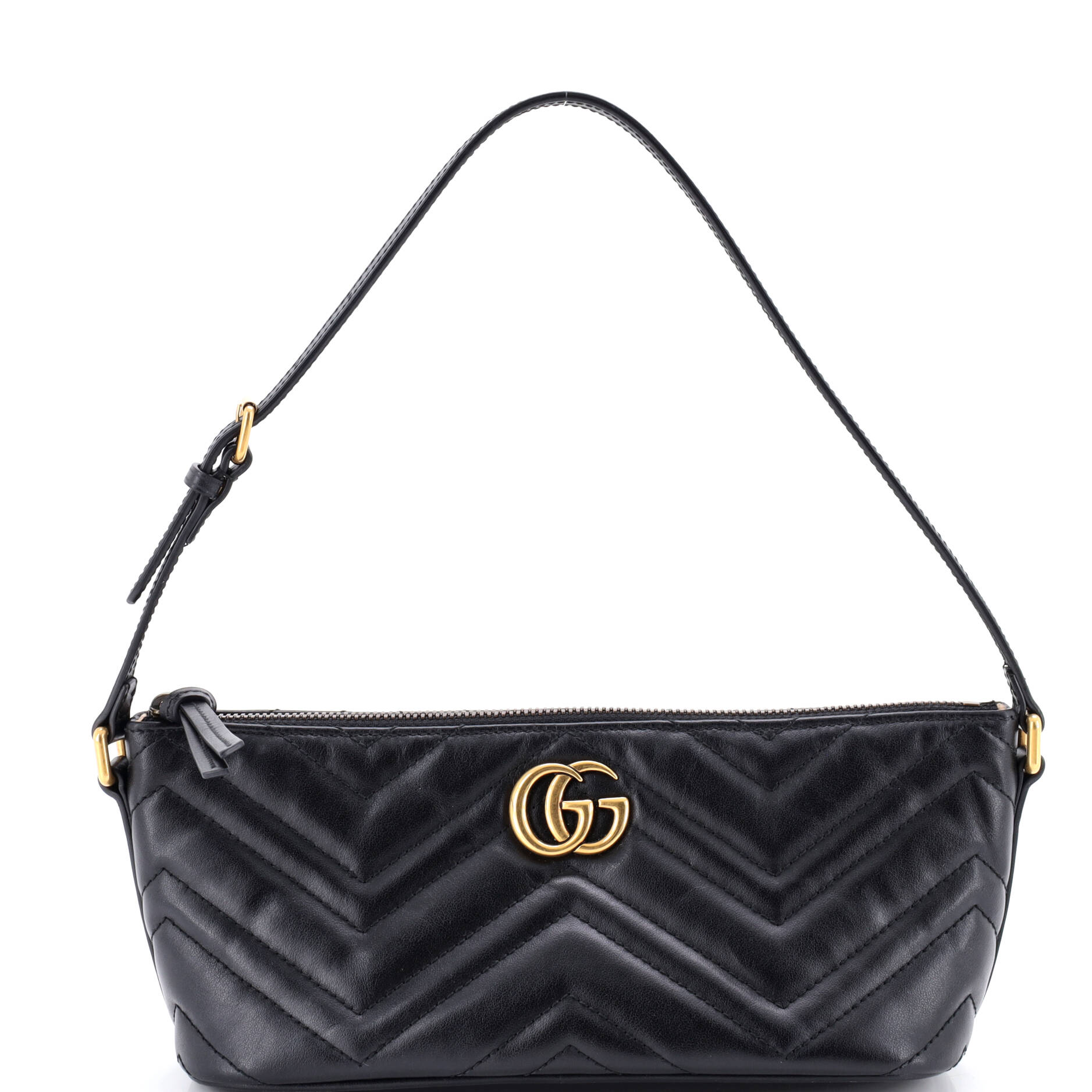 GG Marmont Pochette Shoulder Bag Matelasse Leather Small