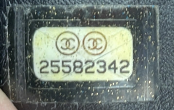 Drawstring CC Flap Backpack Quilted Aged Calfskin and Grosgrain Small