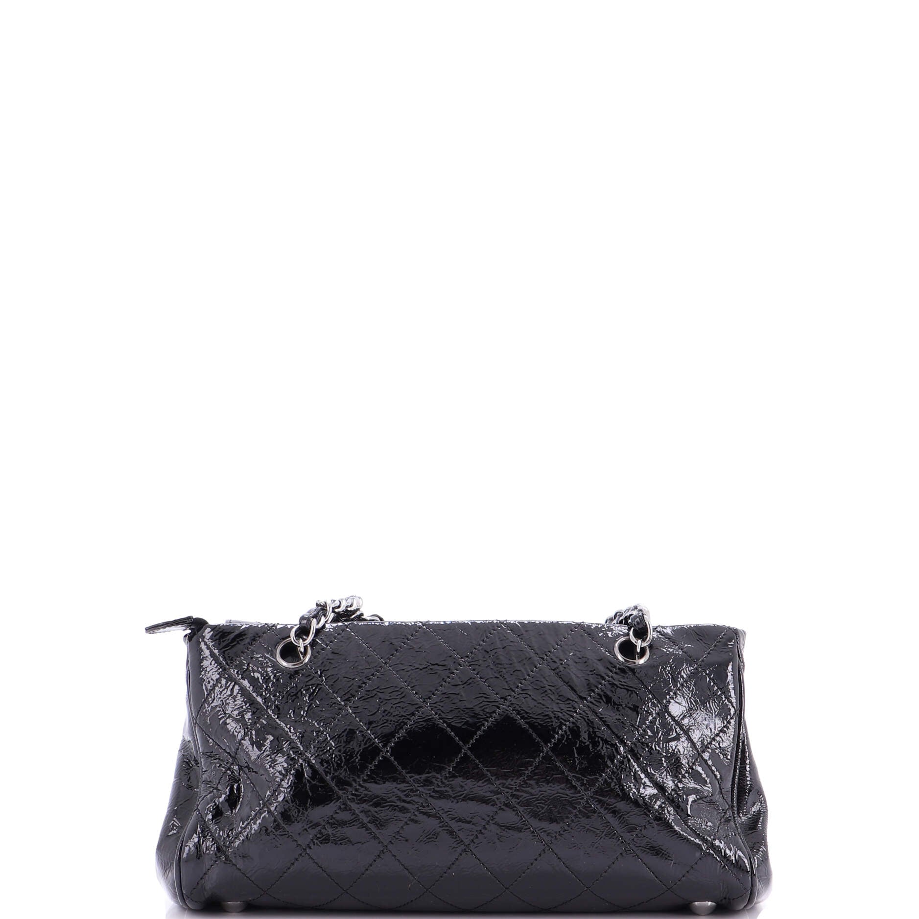 Ritz Flap Bag Quilted Patent Large