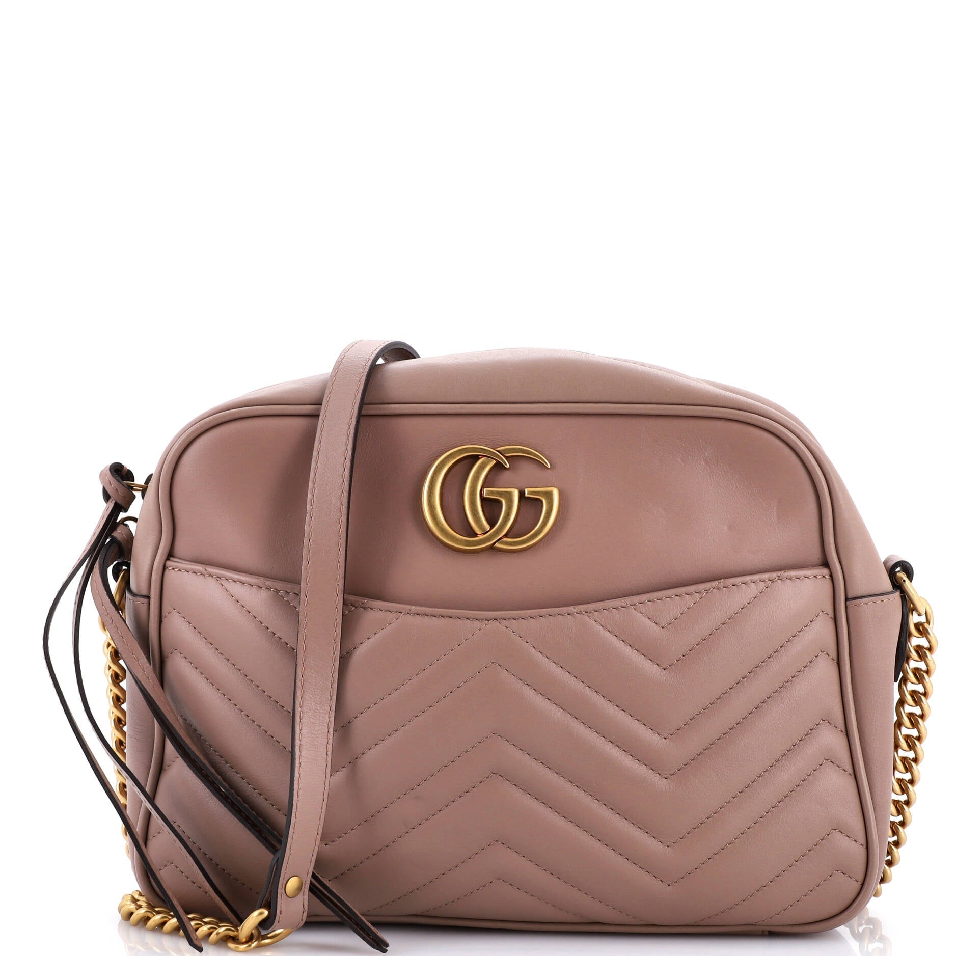 GG Marmont Shoulder Bag Matelasse Leather Medium