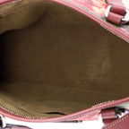 Convertible Zip Tote Blooms Print GG Coated Canvas Medium