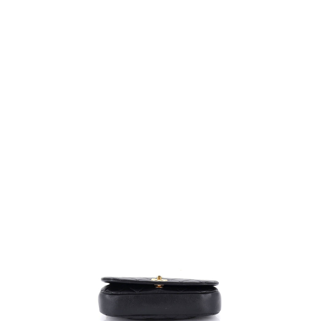 Coco Mail Clutch with Chain Quilted Calfskin