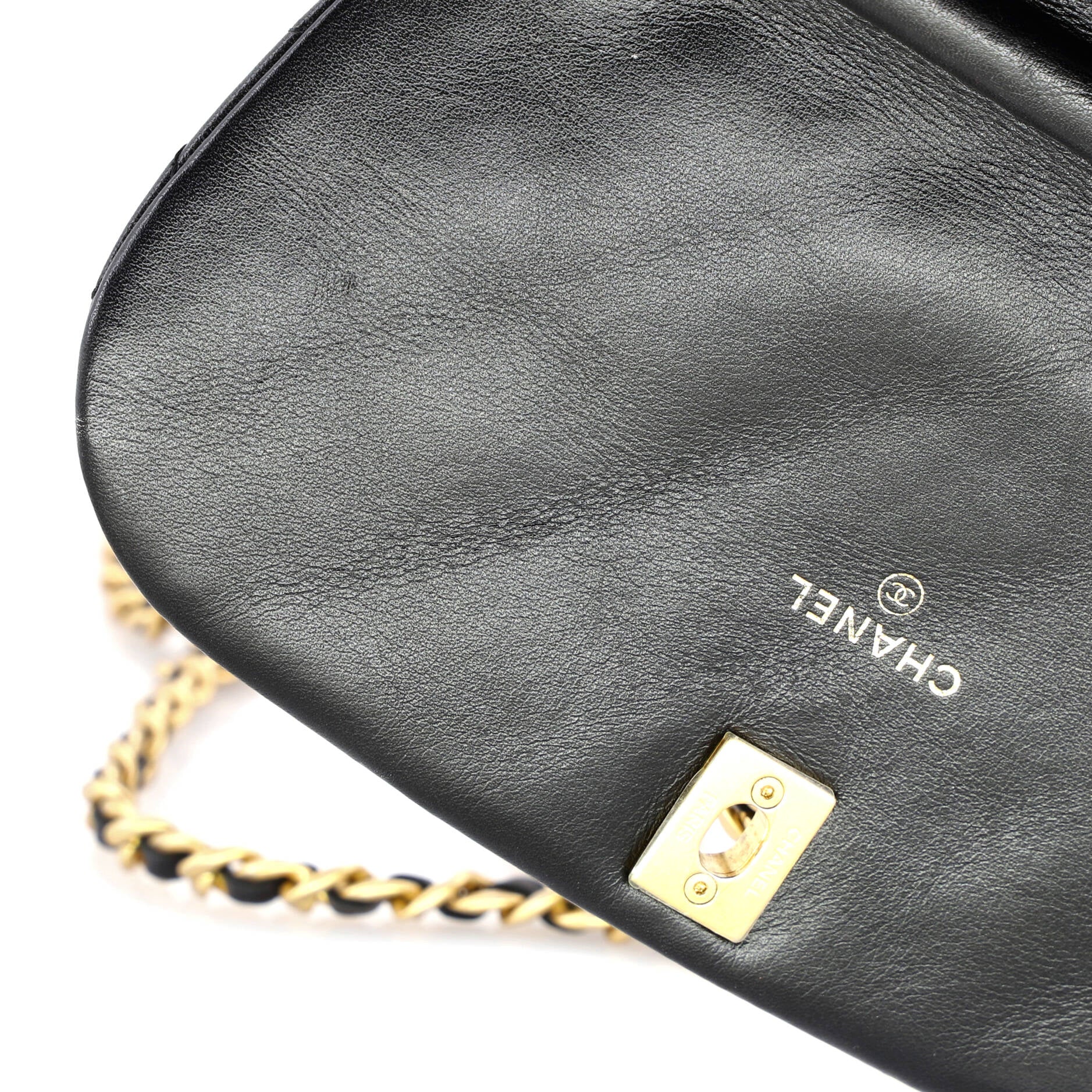 Coco Mail Clutch with Chain Quilted Calfskin