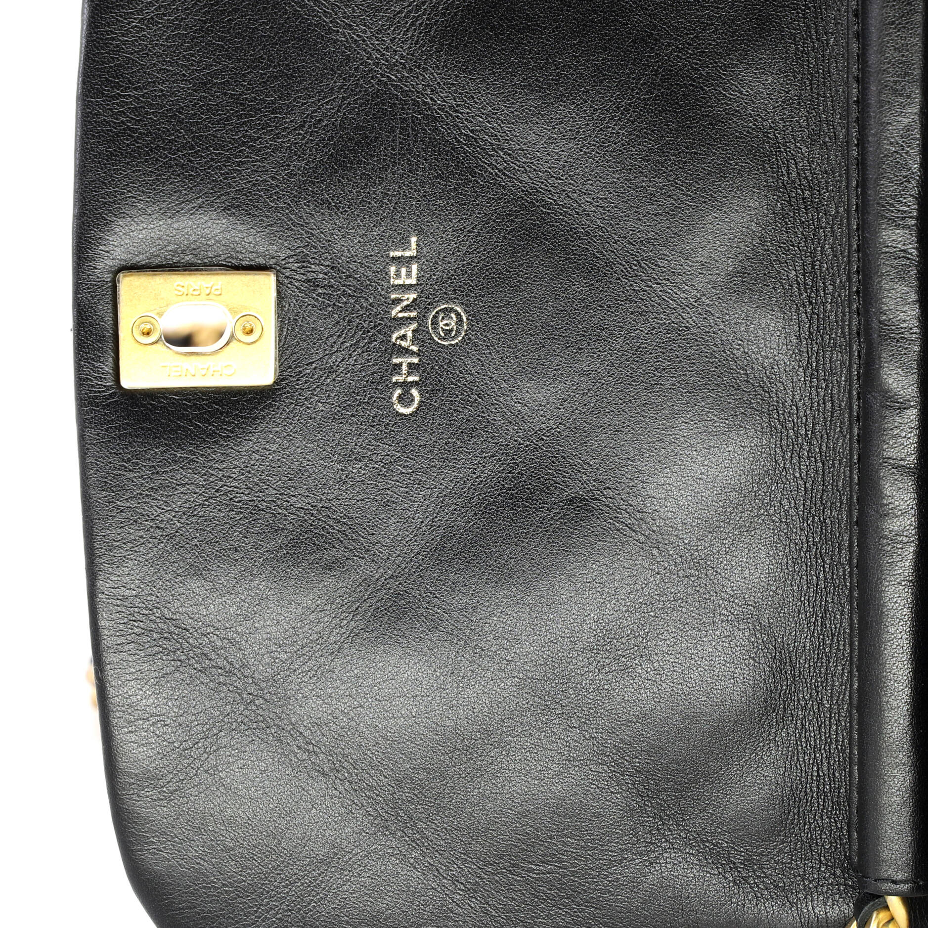 Coco Mail Clutch with Chain Quilted Calfskin