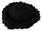 Black Cotton Wide Brim Shade Hat