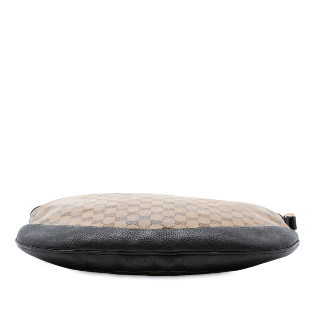 Vintage Web Saddle Messenger Bag GG Canvas Medium