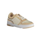 Beige Polyester Women Sneaker