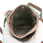 Web Strap Zip Messenger Bag GG Canvas Small