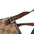 Web Strap Zip Messenger Bag GG Canvas Small