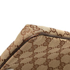 Web Strap Zip Messenger Bag GG Canvas Small