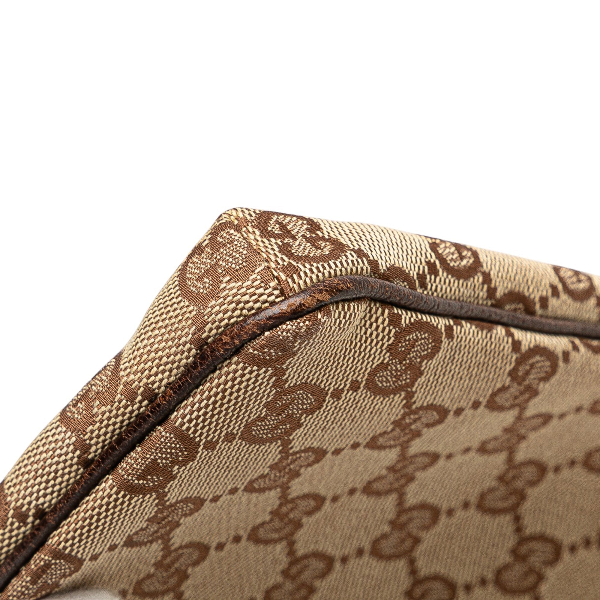 Web Strap Zip Messenger Bag GG Canvas Small